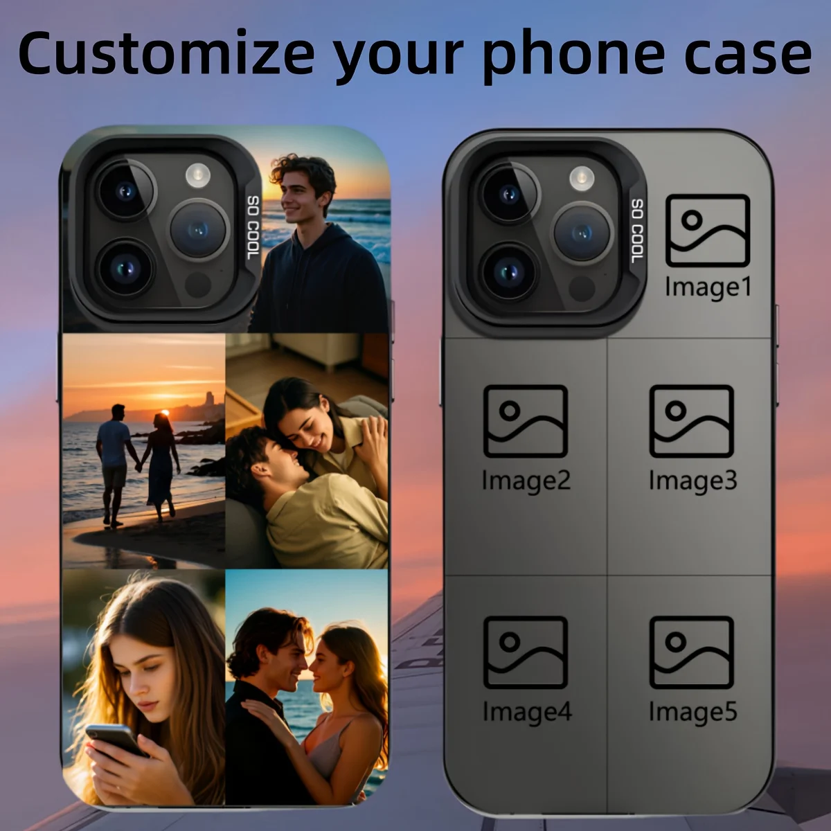 Personalized Luxury Soft Silicone Photo Case - Custom DIY Cover