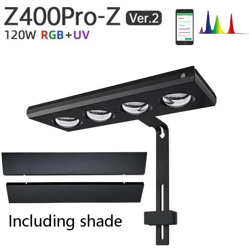 Week Aqua Aquatic Planted Aquarium LED Light Z400 Pro RGB+UV APP