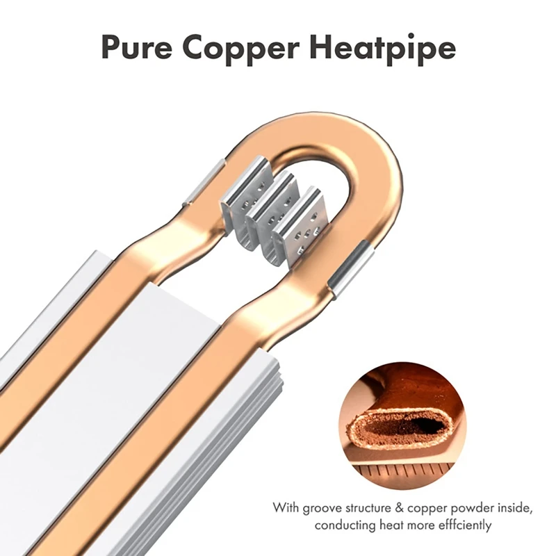 Aluminum Heat Sink M.2 Solid State Drive Hard Disk Heatsink Quick Speed Cooling Compatible With Ps5 For M.2 2280 Ssd