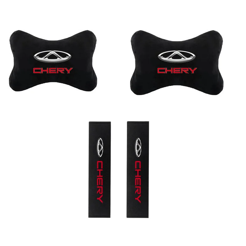 Chery Tiggo Headrest Pillow & Seat Belt Pads view 3