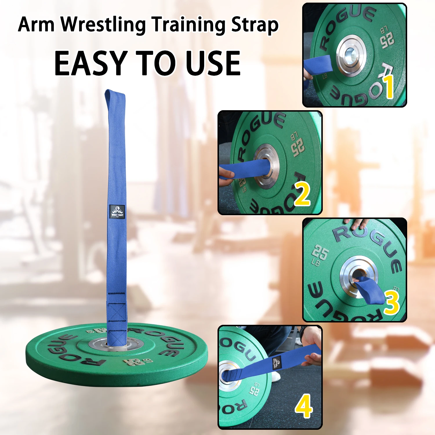 Heavy-Duty Arm Wrestling Strap – Durable Training Loop for Enhanced Grip Strength and Wrist Conditioning