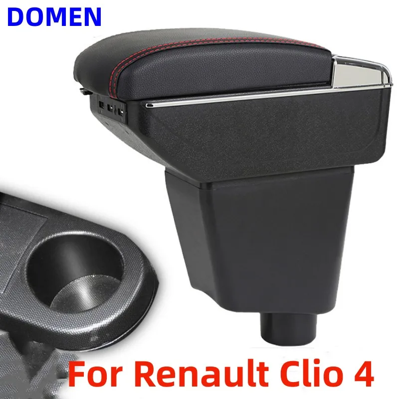 For Renault Clio 4 Armrest Armrest box Original dedicated central armrest box modification accessories Layer Dual USB - AliExpress