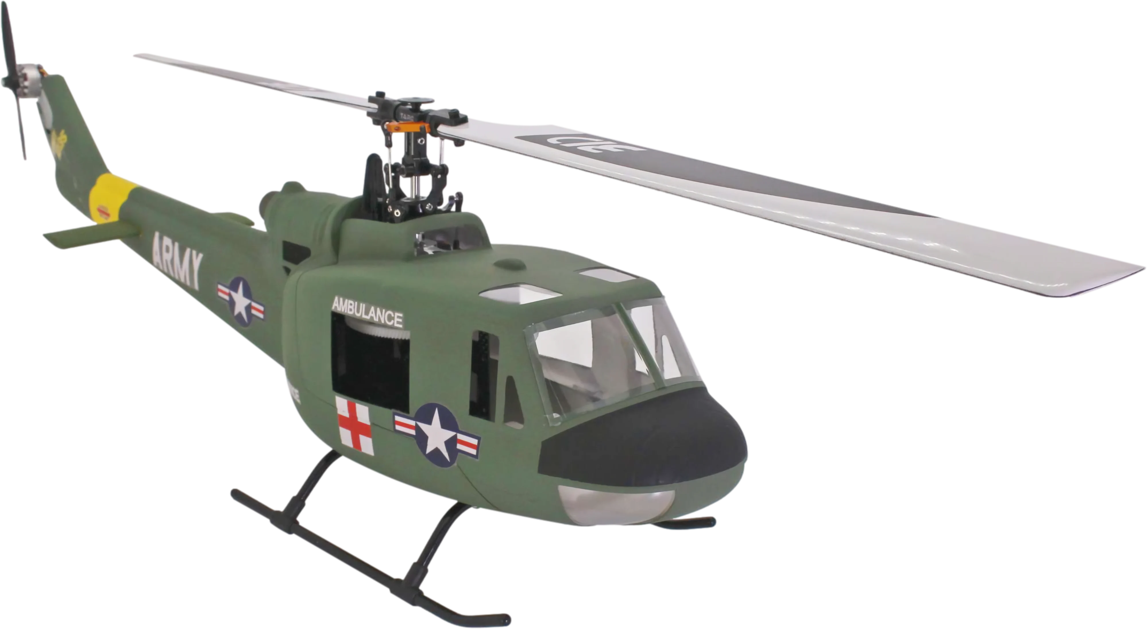 FLISHRC Bell UH1 ヒューイ 450サイズ ヘリコプター V5 スケール