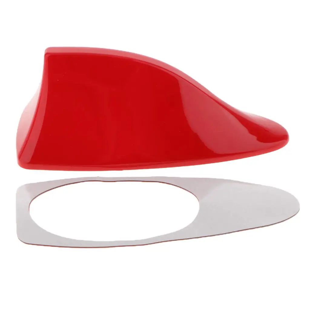 

Glossy Car Antenna Shark Fin Aerial Radio Universal for Auto SUV Truck Van