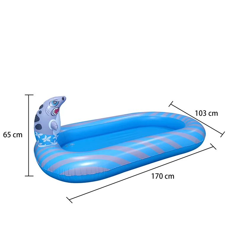 Children's Swimming Pool Inflatable Spray Pool Foldable Baby Bathtub Outdoor Dinosaur Shark Sprinkler Game Pad Kids Water Toys