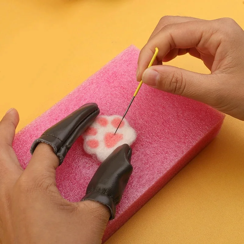Needle Felting Painting Kit Needle Felting Kit Wool Felting Kit BUDDUR Multicolor Wool Felting Needles Kit With Storage Bottle For Dolls Making DIY Handmade Craft Accessories Tools Set