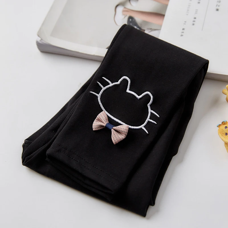Spring Girls Leggings Cotton Trousers Kids Pants Girls Pants Skinny Print Cartoon Pattern Children Leggings Trousers girl leggings girl skirt trousers