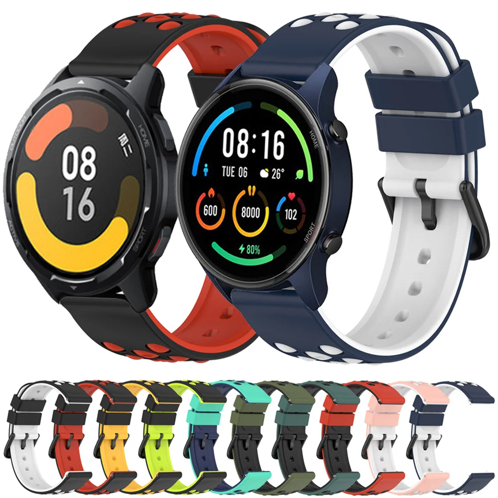 Cinturino In Silicone Per Xiaomi Mi Watch /S1/ S1 Active/ S1 Pro Global Version /Mi Watch Color 2 Cinturini Sportivi Traspiranti