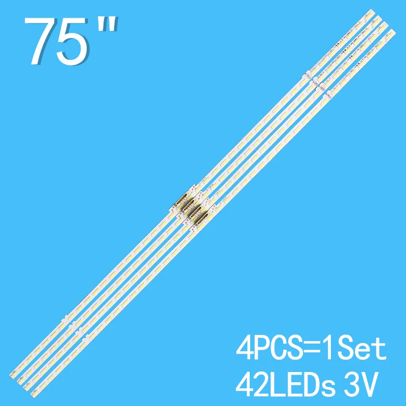 for ue50ku6300 ue50ku6079k ue50mu6125 ue50mu6170 ue50mu6179 ue50mu6192 ue50mu7000 cy gk050hgn v6du 500dca r2 bn96 39658a  LED backlight strip For UN75AU8200 UE75AU8000 UN75AU8000 UA75AU8000 S1A8-750SM0-R0 BN96-52594A UN75AU8000FXZA UN75AU8000BXZA