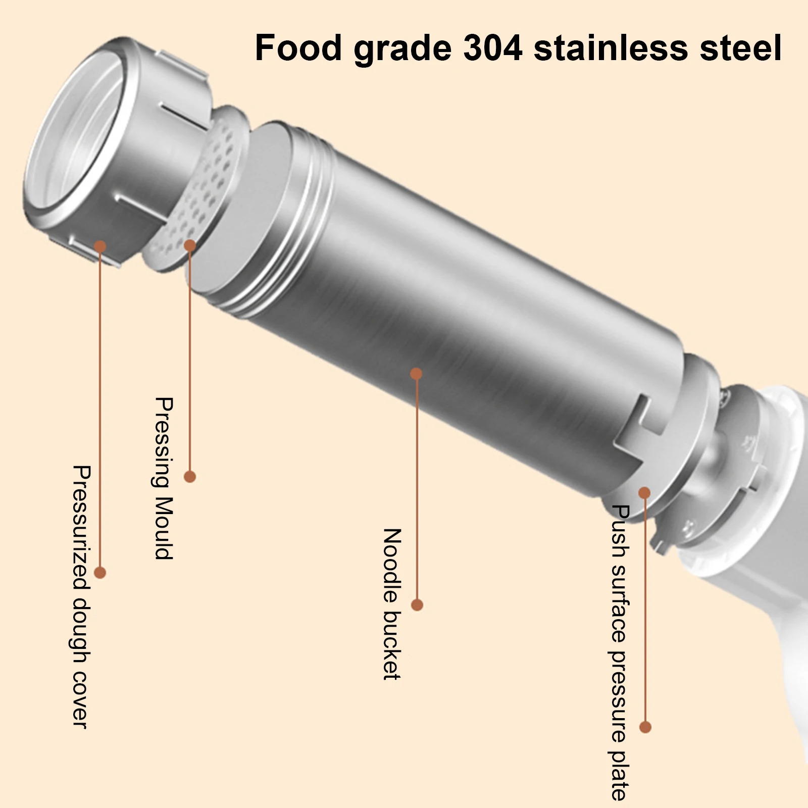 Kitchen tools Cordless Handheld Electric Noodle Maker Automatic Household Pasta Maker Rechargeable Fresh Noodle Grinder Model