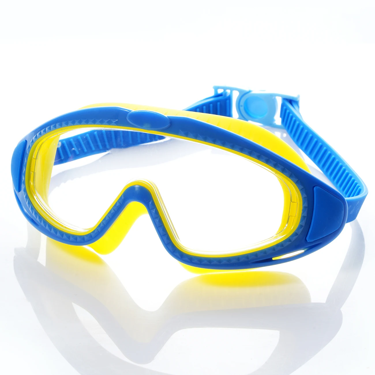 1 Stück Schwimmbrille, hochauflösender großer Rahmen, UV- und beschlagfrei, geeignet zum Schwimmen in Schwimmbädern – Detail 8