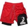 Anime Bleach 2-in-1 Gym Performance Short Mens Athletic Compression Shorts Quick Dry Stretch Workout Fitness Running Sportwear 5
