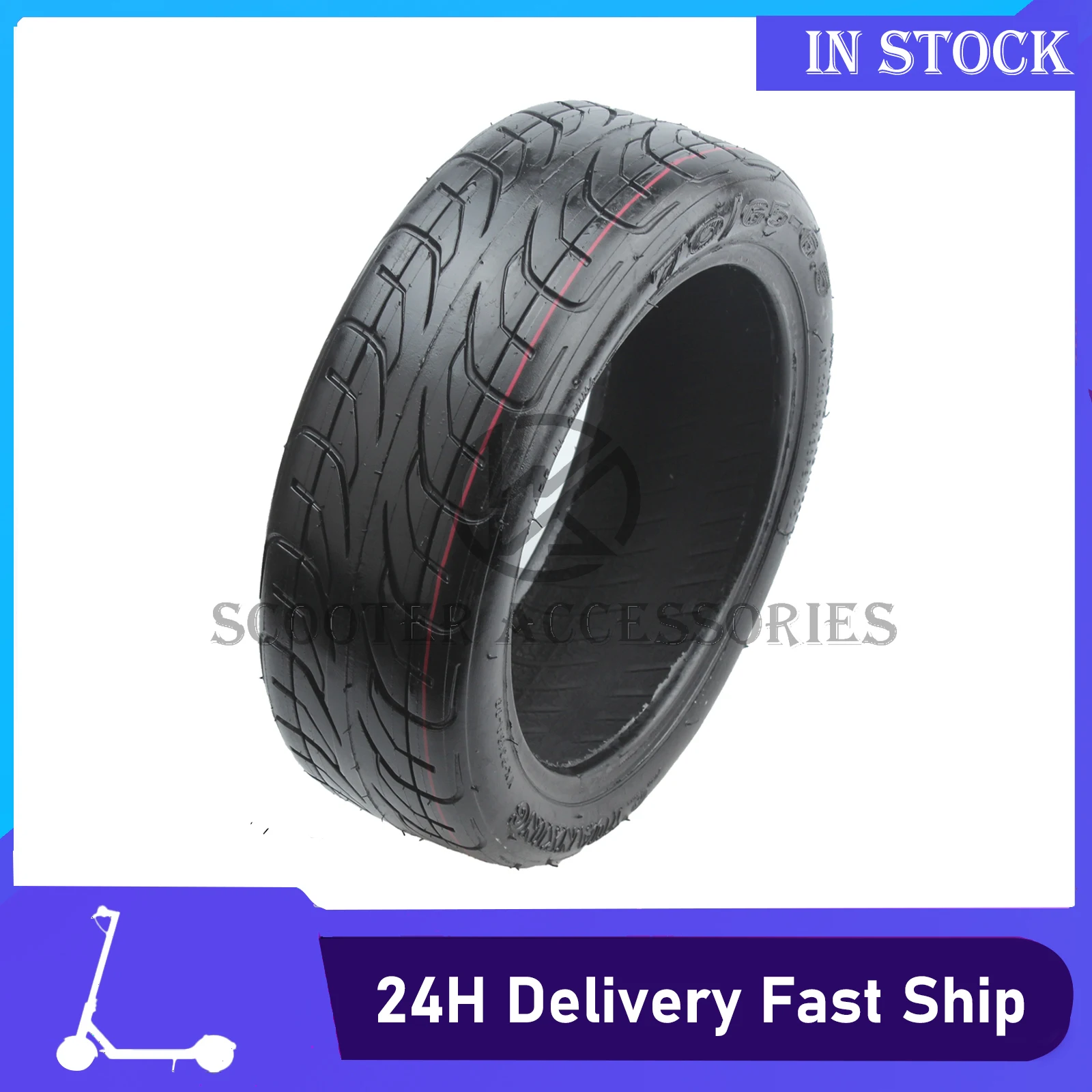 Pneumatico Pieno Per Monopattino Elettrico 10x2.5-6.5 - Foto 10