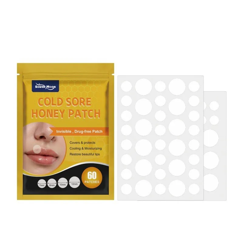 Oral Blister Patch, Cold Sore Lip Blister Patch, Cold Sore HealingHydrocolloid Lip Care 60 Pieces