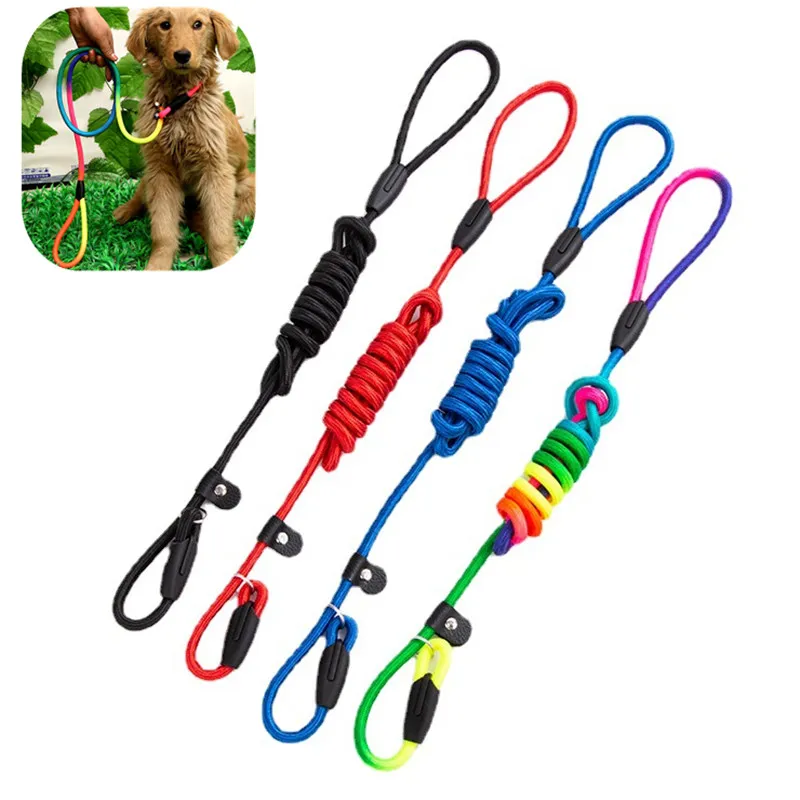 

Dog Leash P Chain Dog Leash and Collar Set Adjustable Nylon Leashes for Dogs Walking P Chain Leashes Dogs Pets Accessories Chain