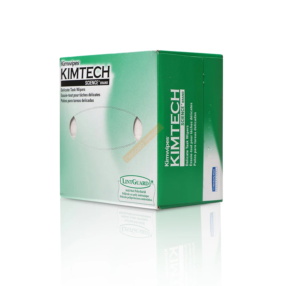 2 stücke Kimtech Kimwipes wischen den optischen Import ab, der Faser reinigungs papier wischt – Detail 3