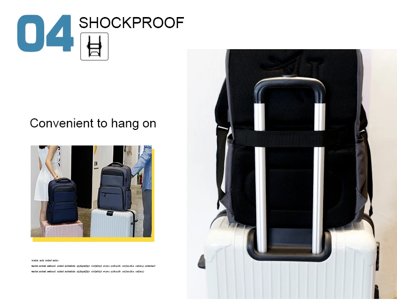 ARCTIC HUNTER Men's Backpack USB Charging High Capacity Multilayer Travel Bag for 15.6" Laptop 4