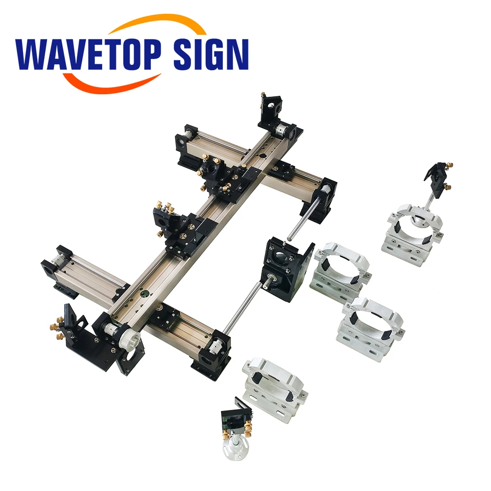 WaveTopSign Mechanical Part Set 1600*1000mm Inner Sliding Rails Kits Spare Part for DIY 1610 CO2 Laser Engraving Cutting Machine