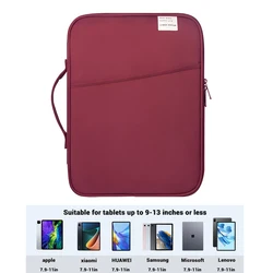 Sleek and Protective Tablet Sleeve for 13in (Portable wine red)