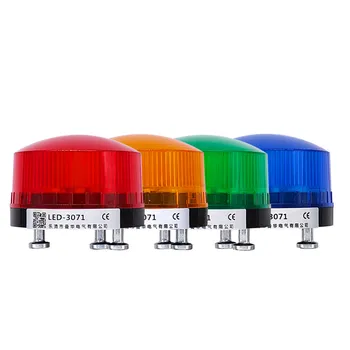 마그네틱 스트로브 신호 경고등, TB35 N-3071T 12V 24V 220V 표시기 LED 램프, 소형 깜박이 LTE-5061 보안 경보 IP44