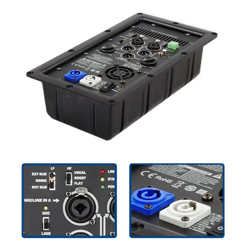 K12A 전문 디지털 파워 앰프 모듈 1000W 액티브 클래스 D 파워 앰프 홈 시어터 라우드 스피커용