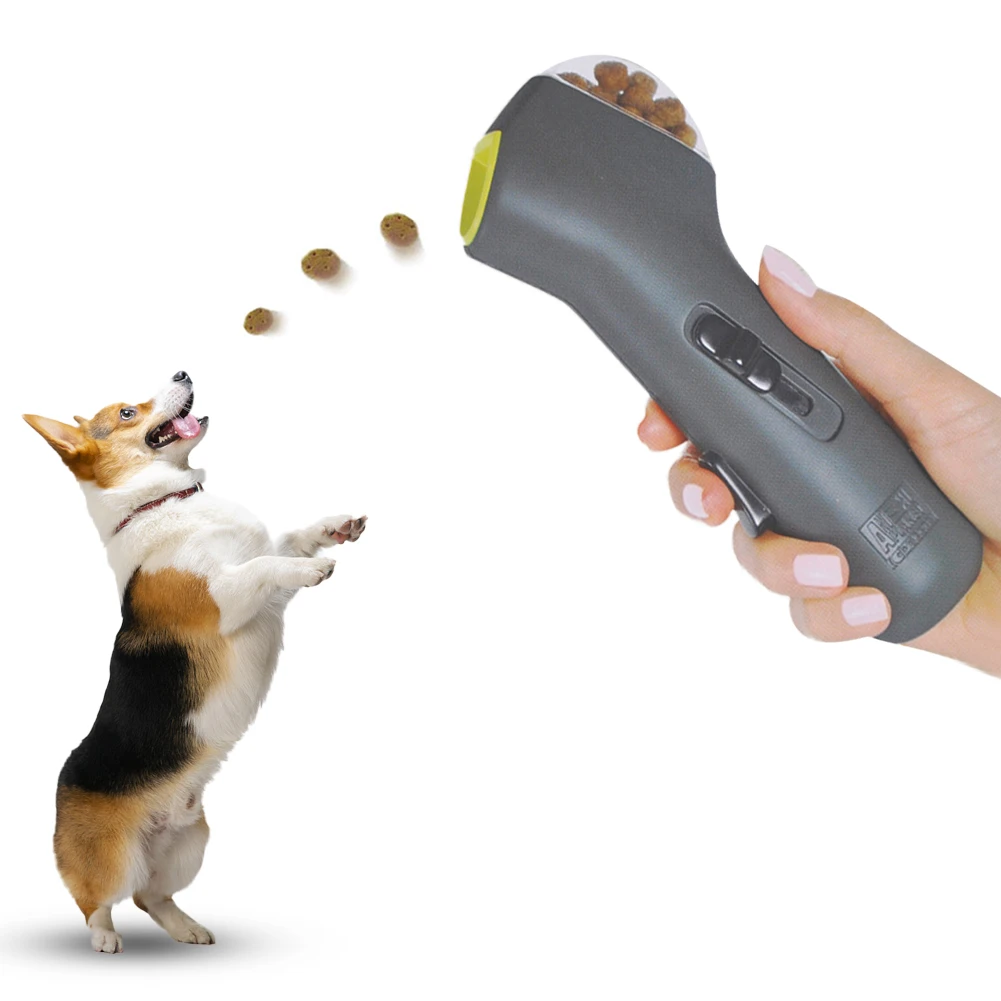 Dog Interactive Training Toy Pet Snack Catapult Launcher Outdoor Beach