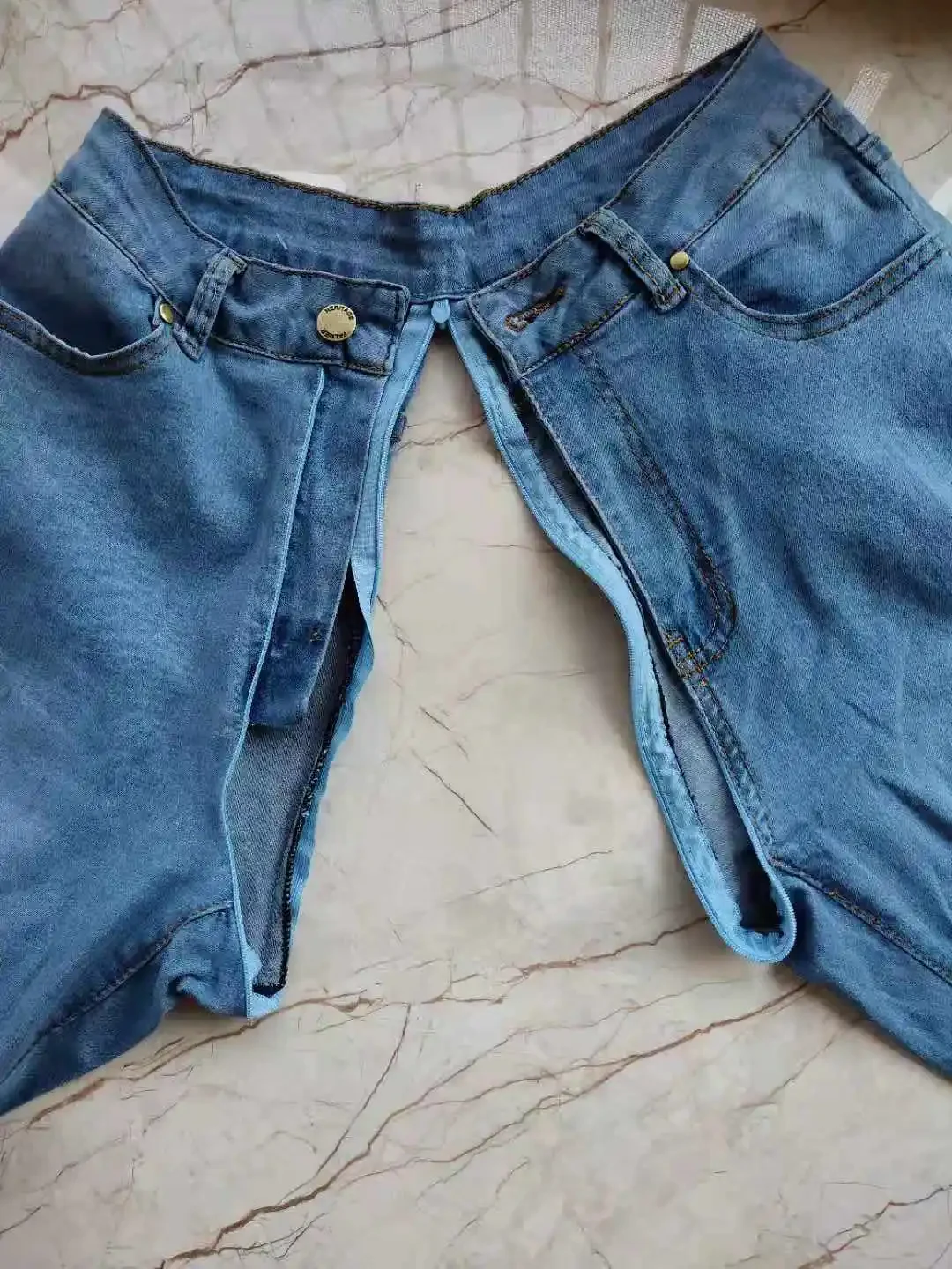 Crotch Area Of Jeans Baggy Crotch Headed Invisible Zipper For