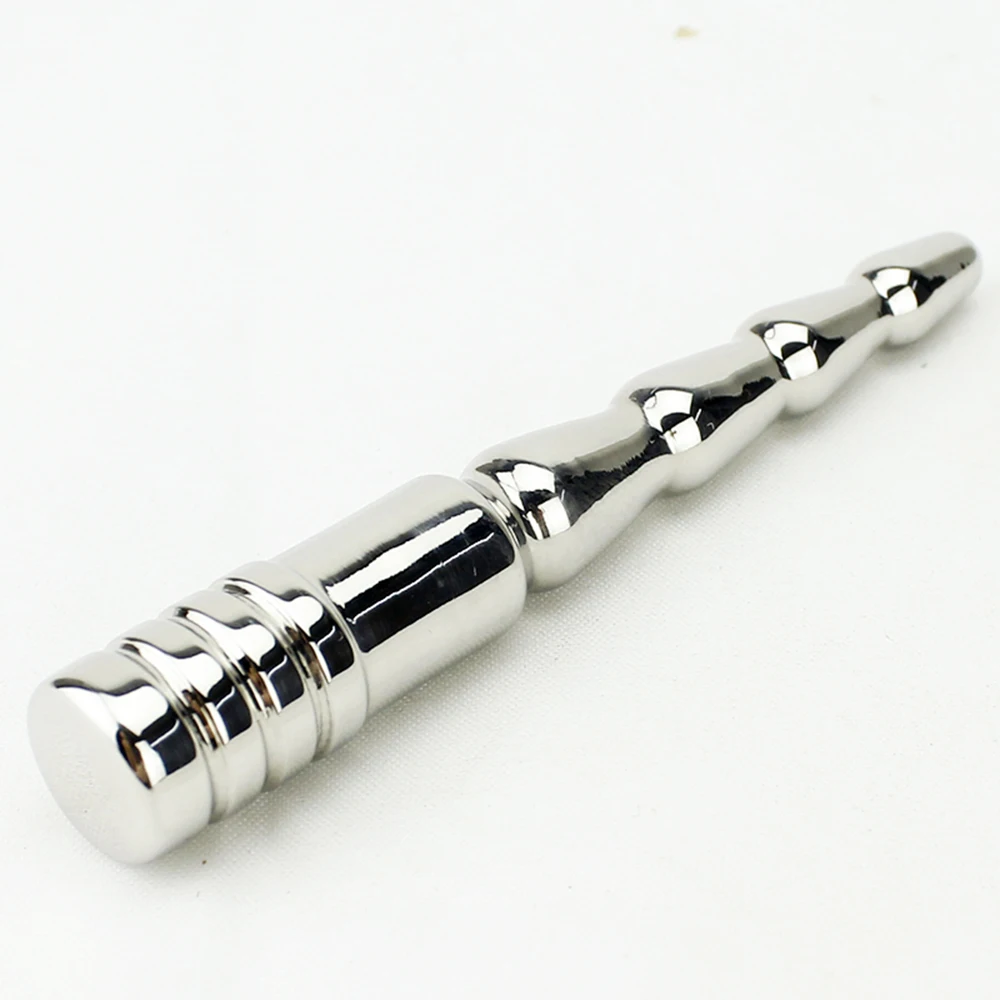Metal Urethral Catheter Sounding Beads Penis Plug Dilator Horse Eye Stick Urethral Plug SM Adult Sex Toys For Men Masturbators