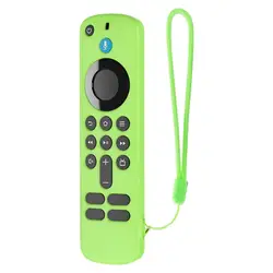 Glow - in - the - Dark Silicone Protective Remote Cover - Dustproof, Anti - Drop TV Accessory (Luminous Green)