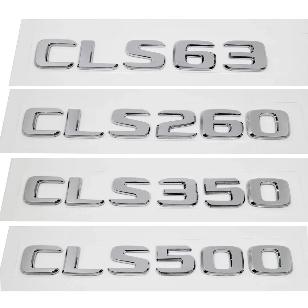 ABS пластик CLS63 CLS260 CLS350 CLS500 багажник задний логотип значок эмблема наклейка для Mercedes Benz C Class C219 C218 C257