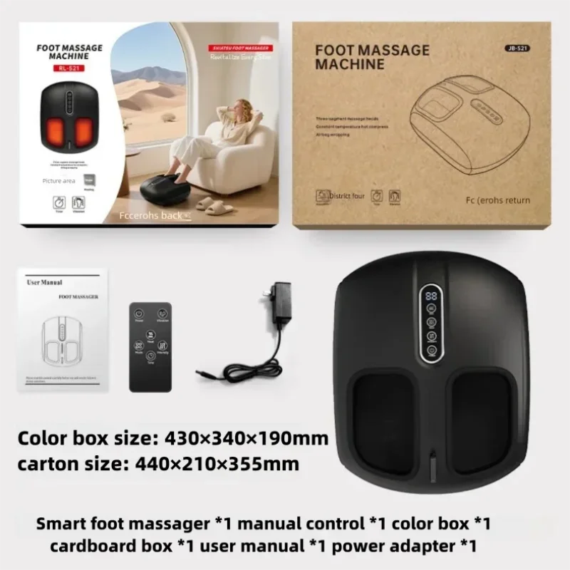 Automatic Foot Massage Machine with Airbag and Heating