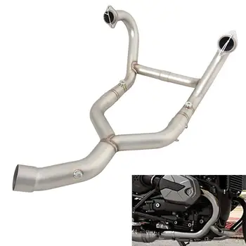 Header Pipe For BMW R Nine T Scrambler 2021-2023 Motorcycle Exhaust Muffler Front Tube Connect Original Tips Stainless Steel