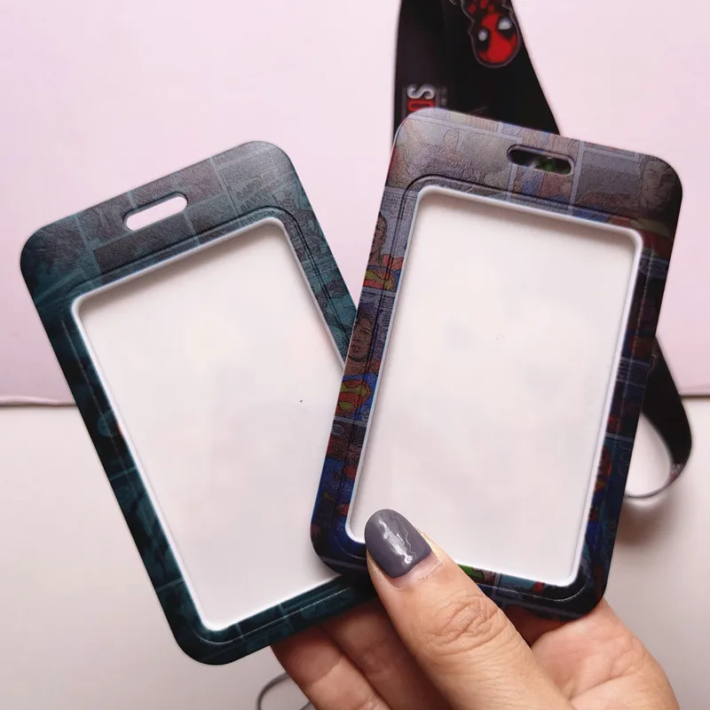 1 Set Di Carte Anime Custodie Carta Cordino Chiave Cordino Cosplay Badge Carte Didentita Titolari Cinghie Da Collo Portachiavi My Hero Academia - Foto 11