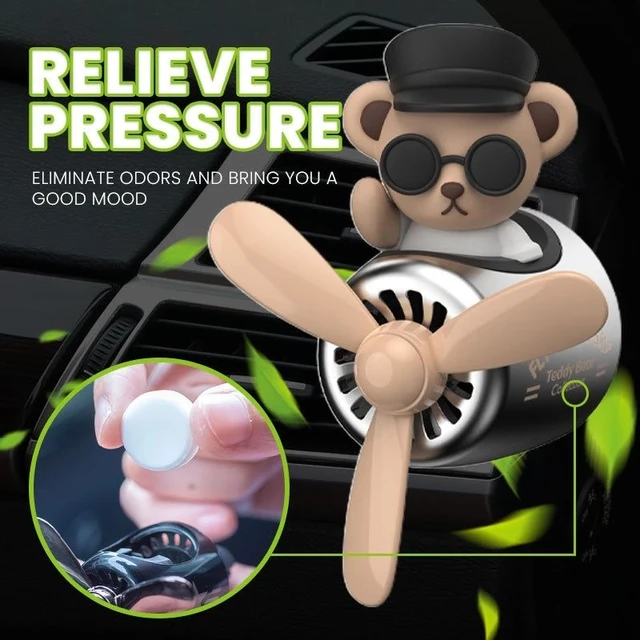 Jimtyee Car Air Fresheners Cute Cartoon Mouse Pilot Car Diffuser