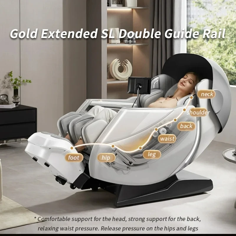 3 Year Warranty 4D SL Airbag Zero Gravity full body Massage Chair Home 3D Office Electric Leg Lift Office Chair Massage Sofa 3