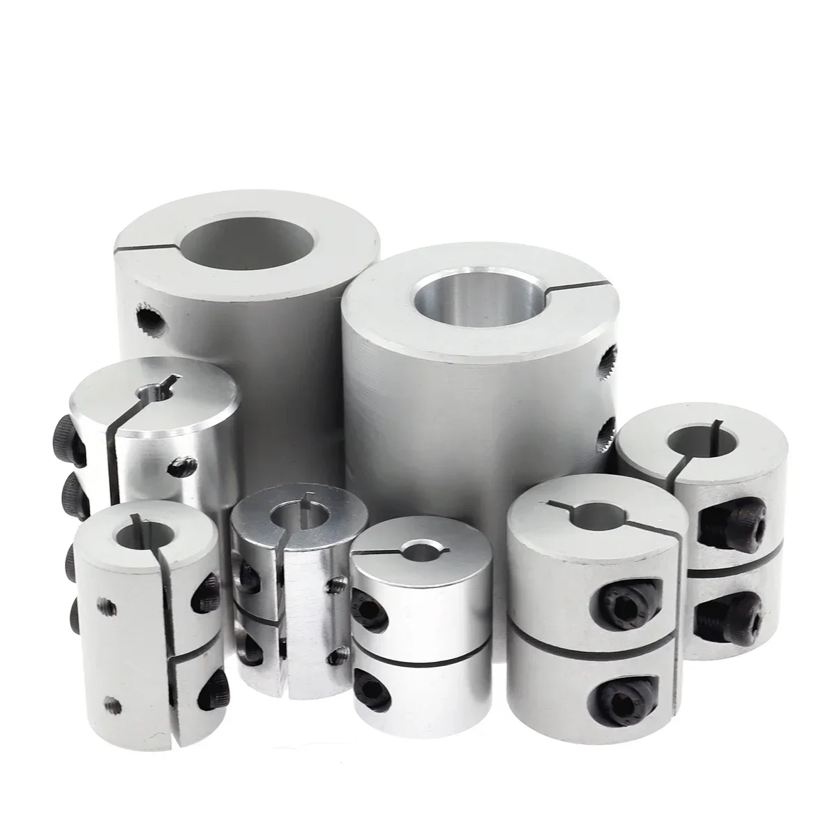 Description Picture 3 of itemKande 1pc Rigid shaft D50L55 coupler clamp stepper servo motor coupling 3D printer parts 8/10/12/14/15/16/18/20/22mm coupler