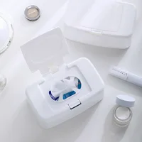 Wet Tissue Box Wet Wipes Dispenser Portable Tissue Box Cotton Swab Storage Box For Car Home Office Desktop Organizer 2