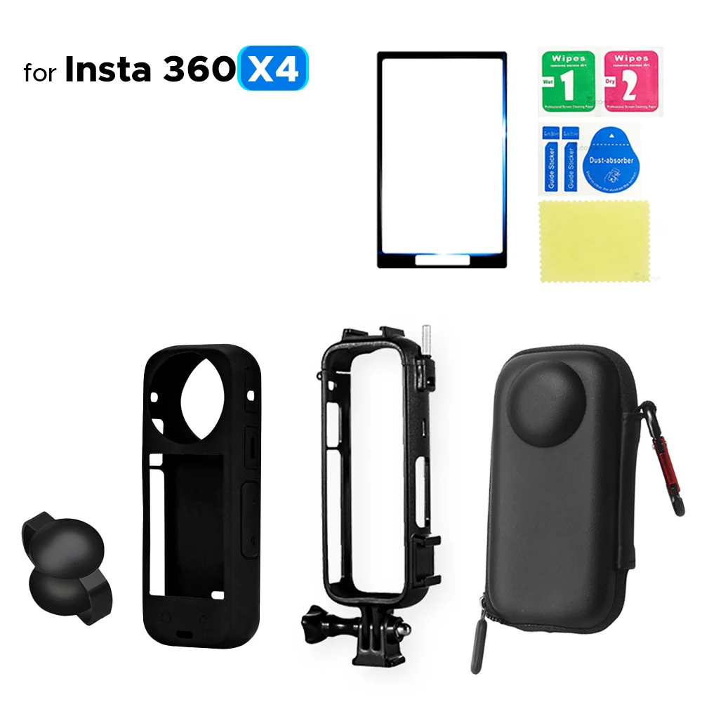 ޴ ȣ PU  ũ ȭ  ʸ ȣ Ǹ ̽ , Insta360 X4 ̴  ̽