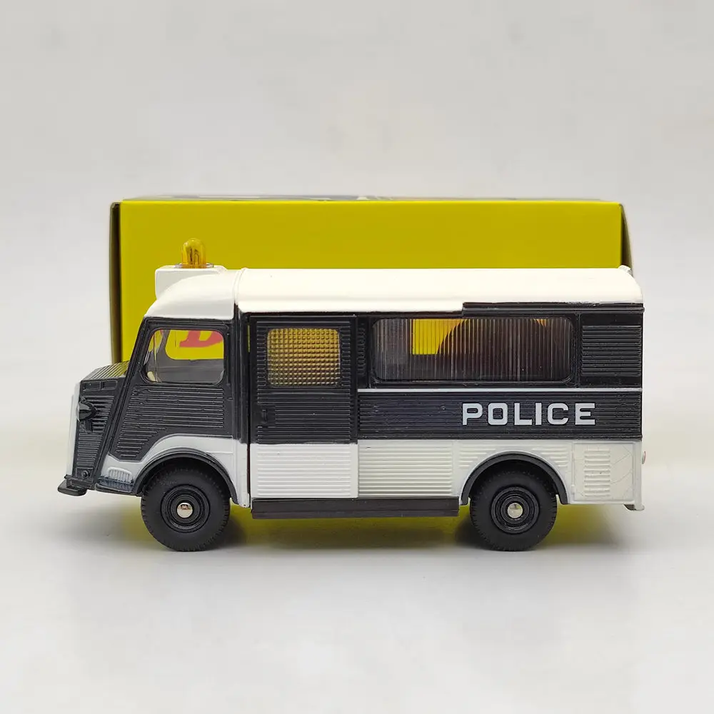 Atlas 1:43 Dinky Toys 566 CURRUS Car DE  Police Secours Deicast Models Toys Car Limited Edition Collection Used