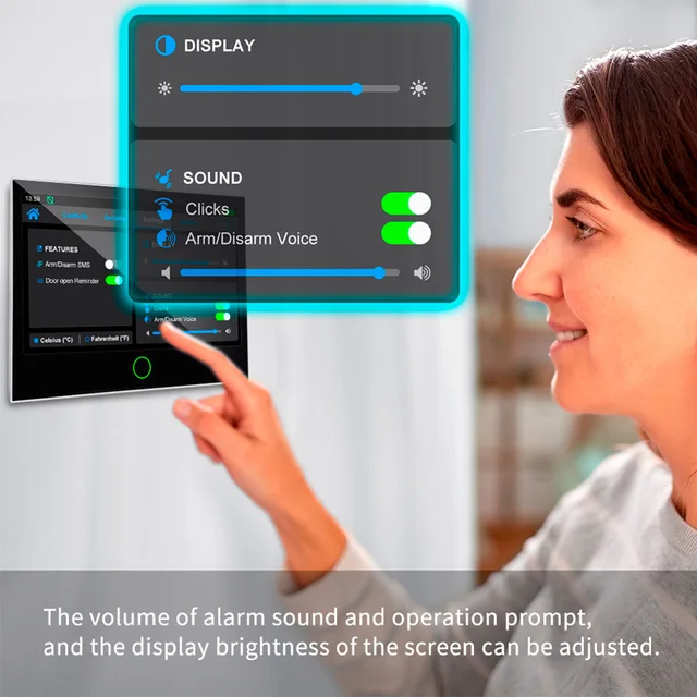 KERUI 4G/WiFi GSM Home Alarm with 7-inch IPS Large Touch Screen Panel Tuya Smart Wireless Security Alarm System Burglar Alexa 3