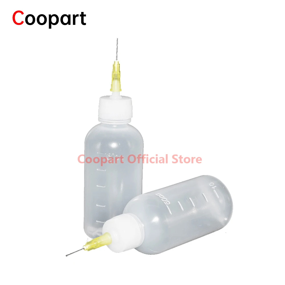3 x 50ml Needle Tip Bottle Dispenser for liquids Flux Alcohol Oil