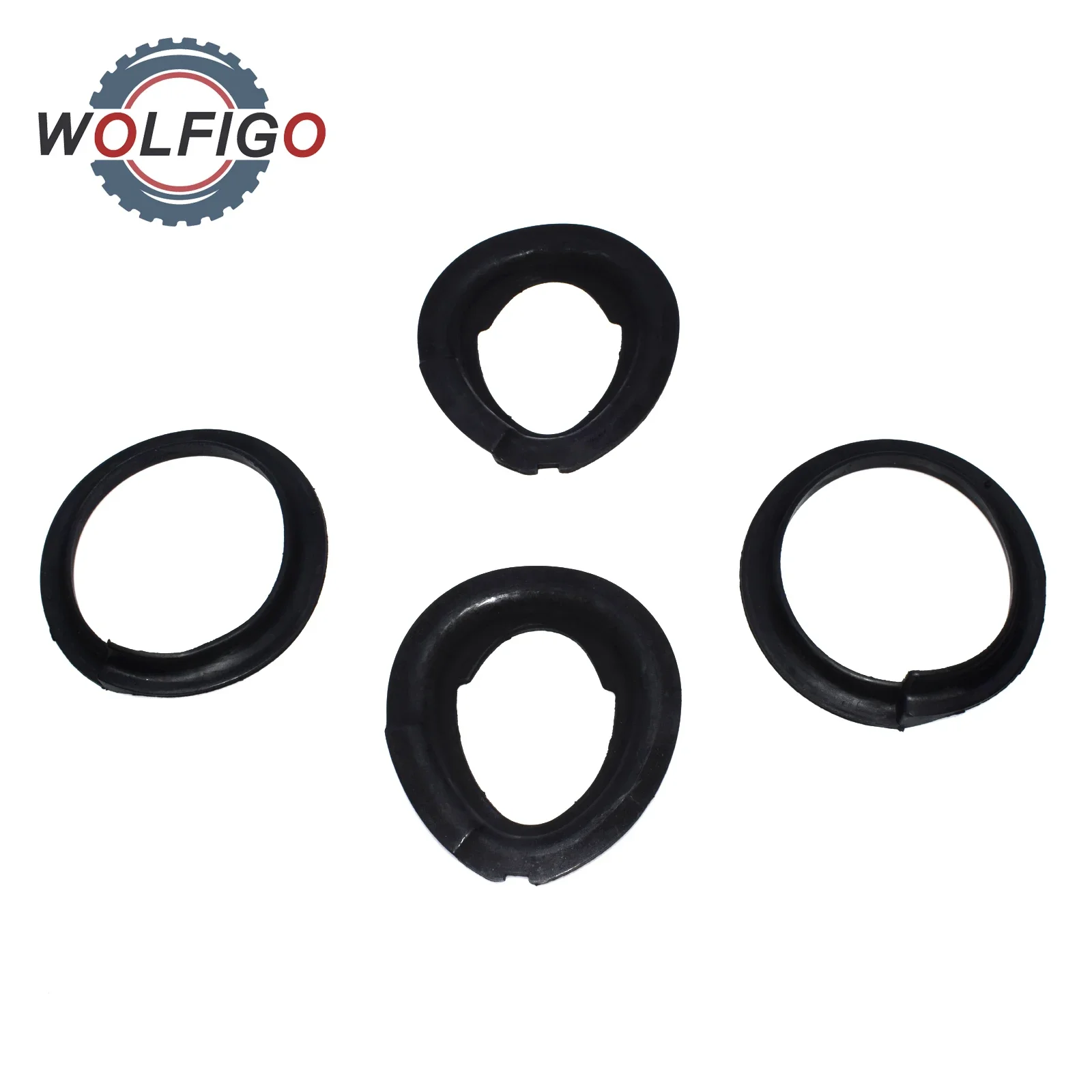 WOLFIGO New Front Upper / Lower Suspension Spring Pad 31331096664 for BMW 3 5 6 Z4 E46 E39 E60 E61 E63 E85 E86 31331091867