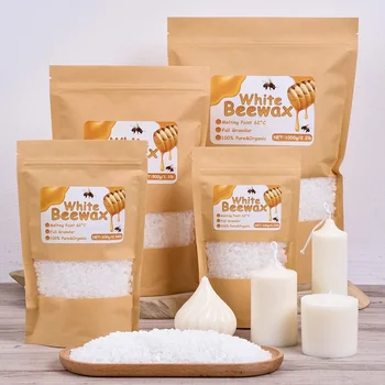 Pure White Beeswax Granules 1