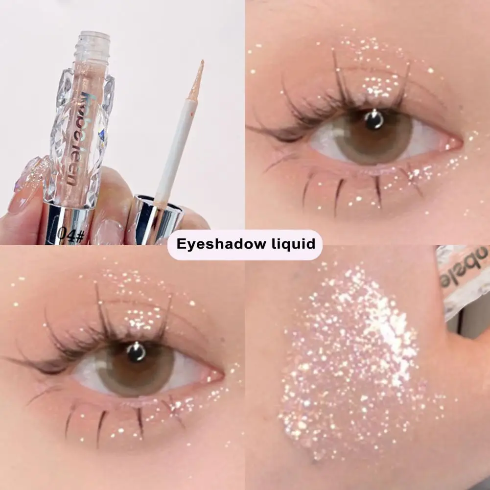 

Stunning Color Eyeshadow Highly Pigmented Liquid Eyeshadow Stick Shimmering Glitter Pearlescent Texture Long Lasting for Women