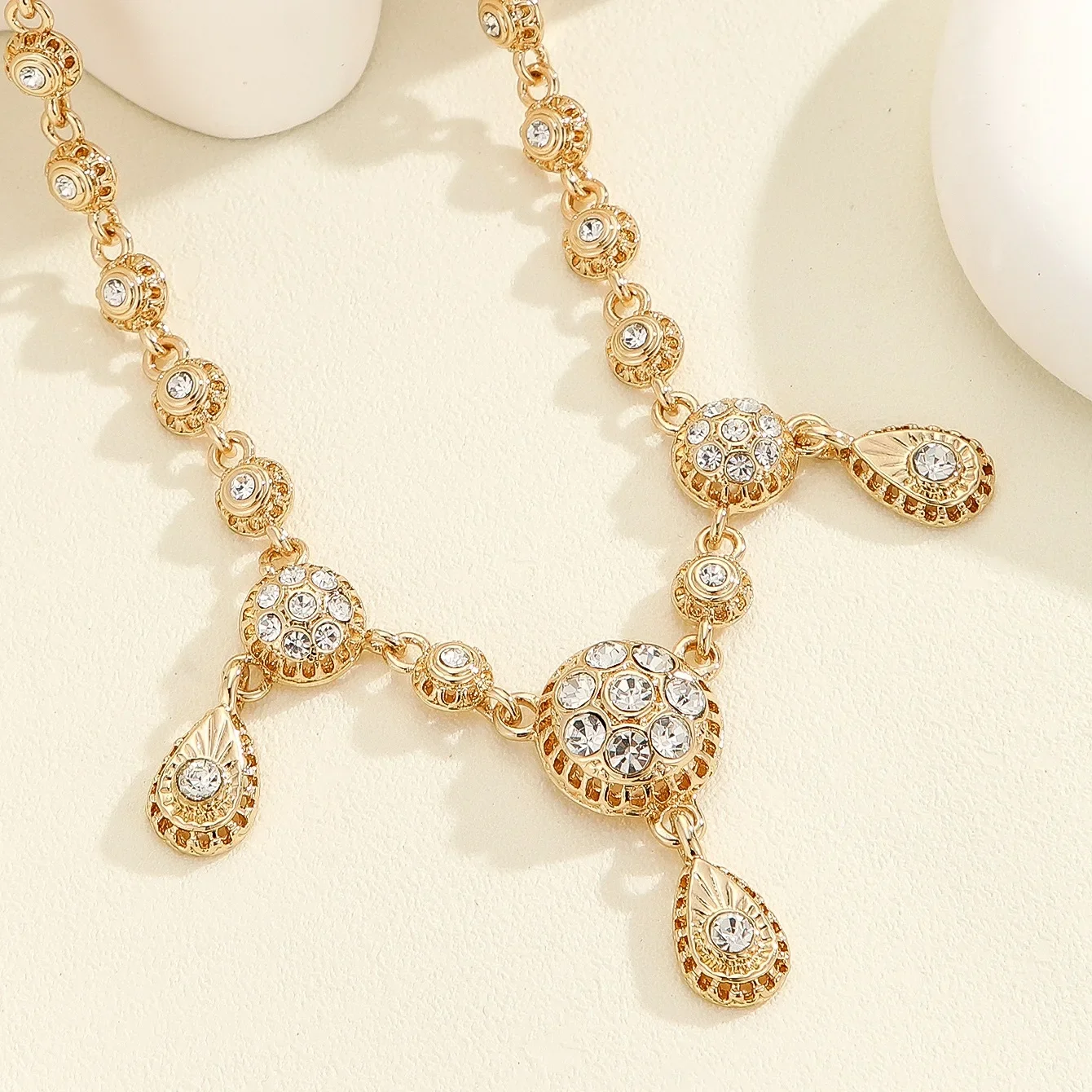 Wedding Hair Accessories Arab Bride Waterdrop Pendant Headwear Women's Jewelry Algerian Style Head Chain Fashionable Girls - 3