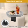 Sofa Armrest Tray Wooden Sofa Armrest Tray Easy Storage Multifunctional Anti-slip Couch Arm Holder for Drinks Snacks Organizer 5