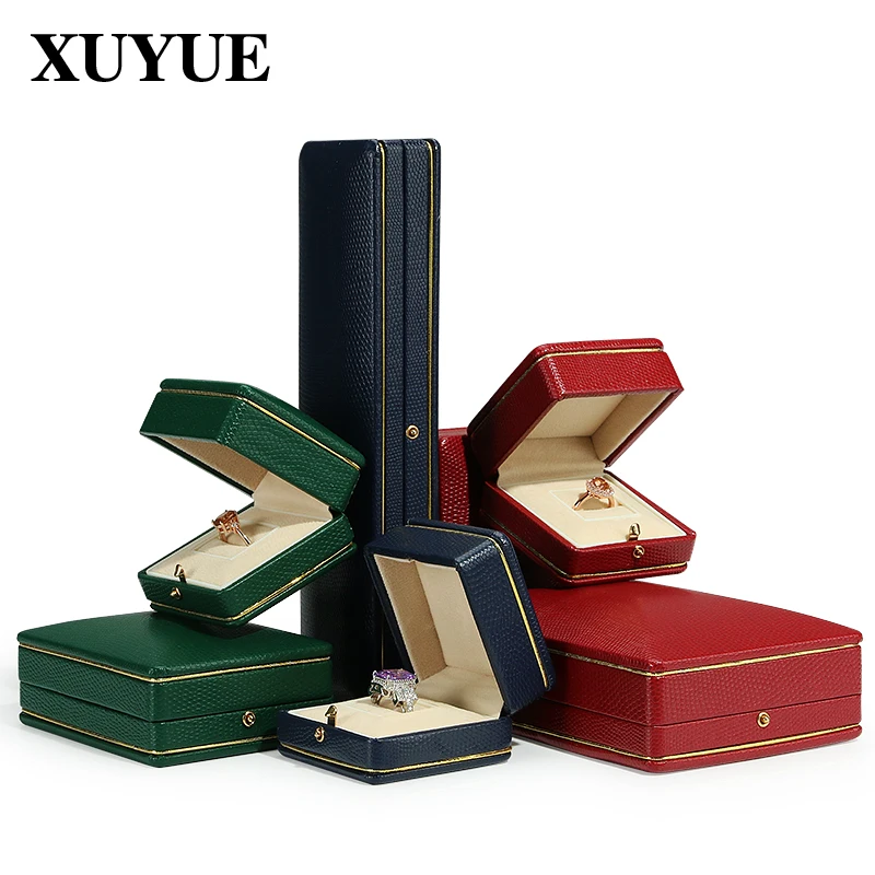 New Jewelry Box Portable Jewelry Earrings Ring Bracelet Packaging Box High-end Proposal Jewelry Box Storage Box jewelry casket cosmetic storage box makeup packing organizer multi function earrings ring container case portable leather travel