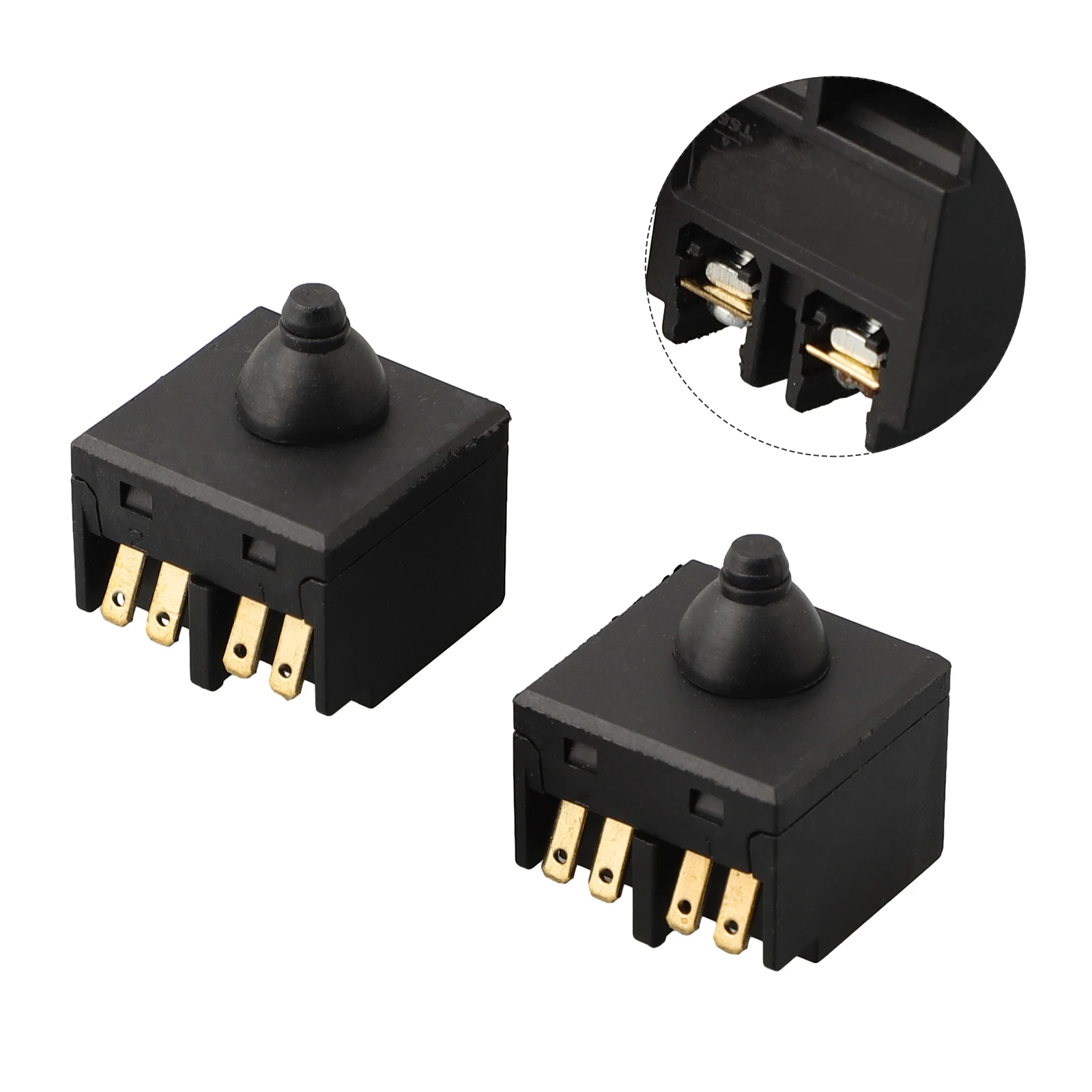 

2PCS Push Button Switch For Angle Grinder 100 Polisher Accessory Power Tool Replacement Accessories 6-100 Polishing Machine