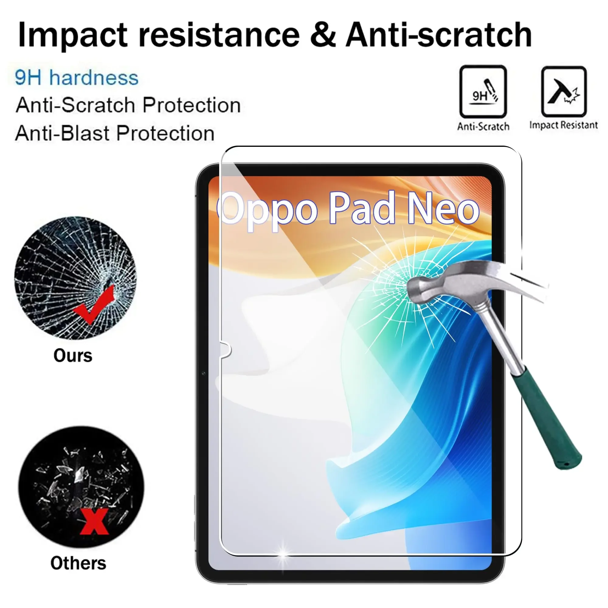 Premium Tempered Glass Screen Protector - Anti-Scratch, Anti-Fingerprint, HD Clarity
