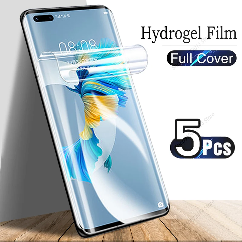 5PCS Hydrogel Film For Huawei P30 P40 Lite P60 P50 Pura 70 Pro